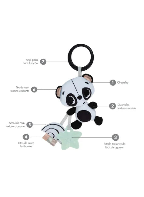 BRINQUEDO CHOCALHO PANDA - TINY LOVE