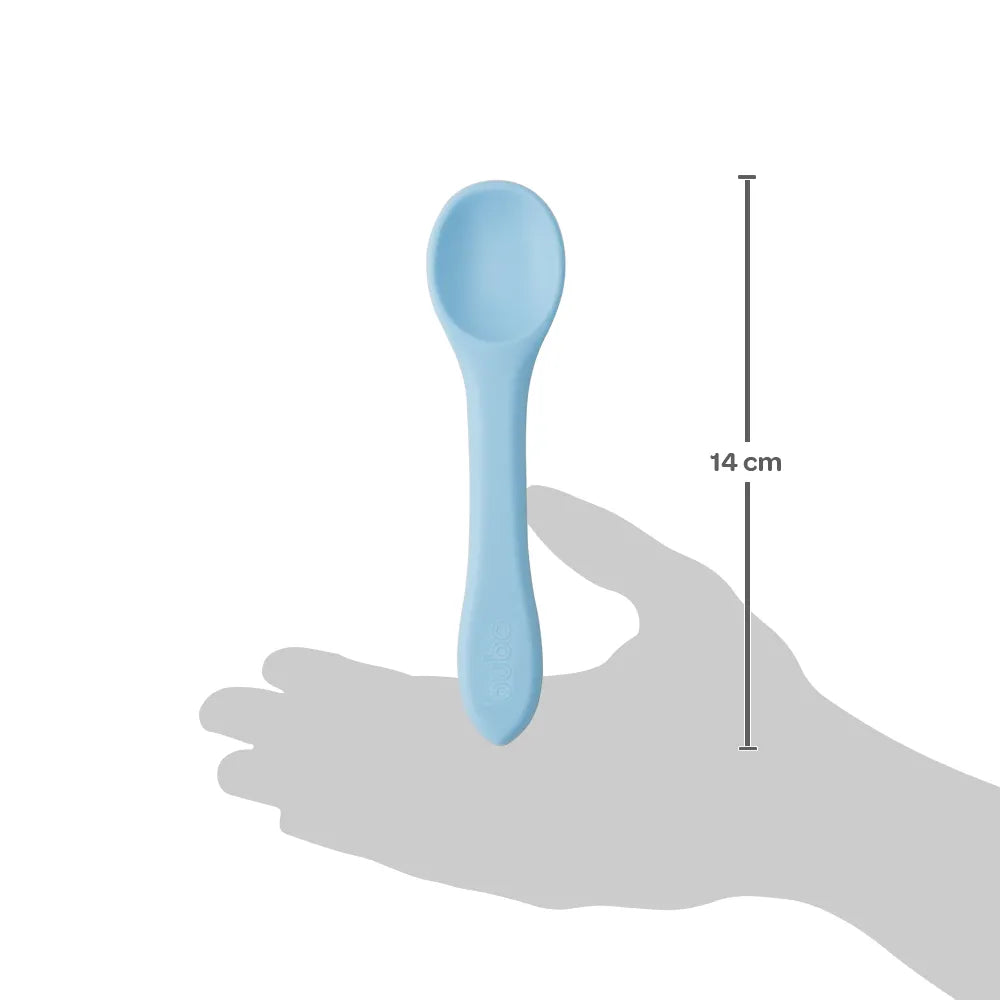 Colher Em Silicone Azul - Buba