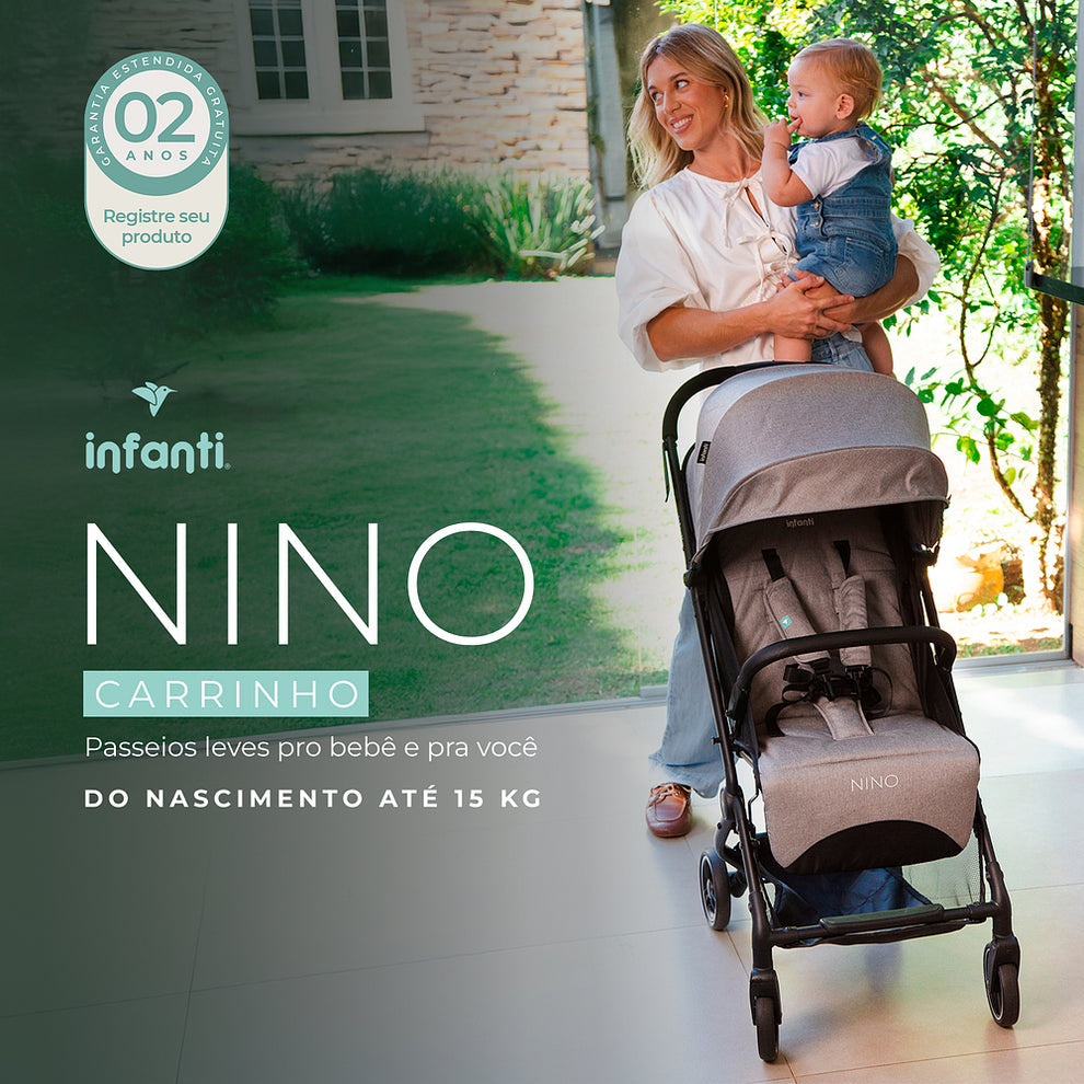Carrinho Nino Inf Preto Infinito - Infanti