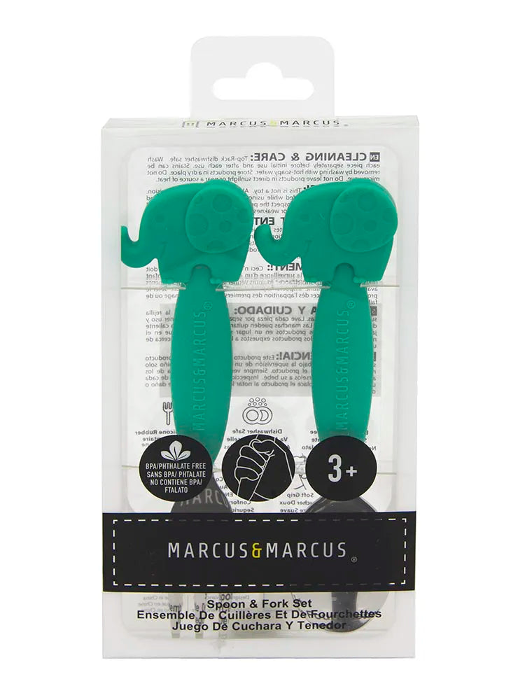 Jogo de Colher e Garfo com Inox Elefante Ollie - Marcus & Marcus