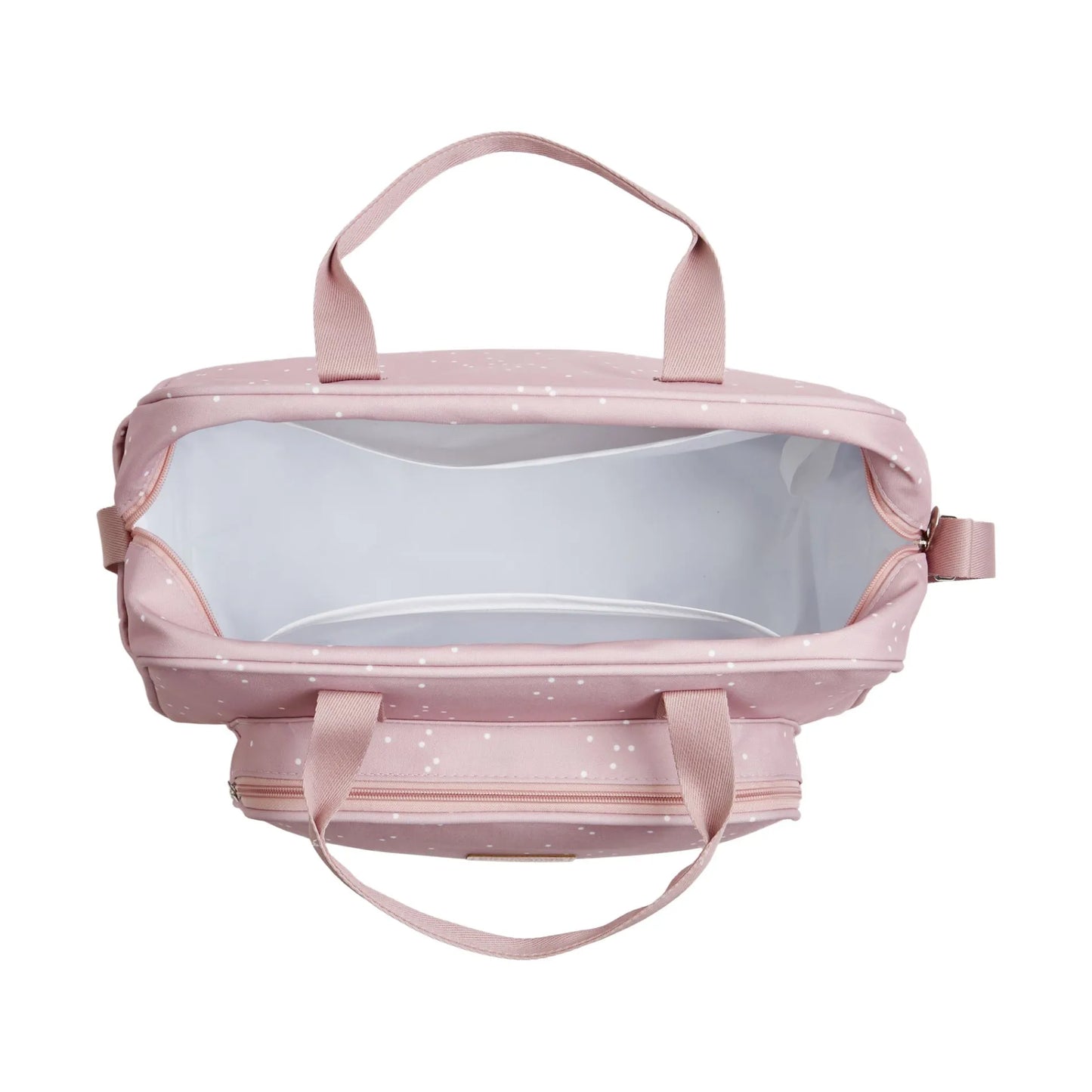 Bolsa Maternidade Grande Bolinhas Rosa - Pirulitando