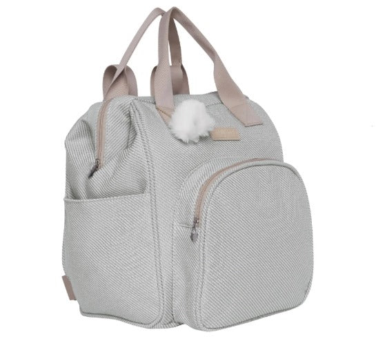 Mochila Media C/ Bolso Térmico Nuvem De Algodão - Pirulitando