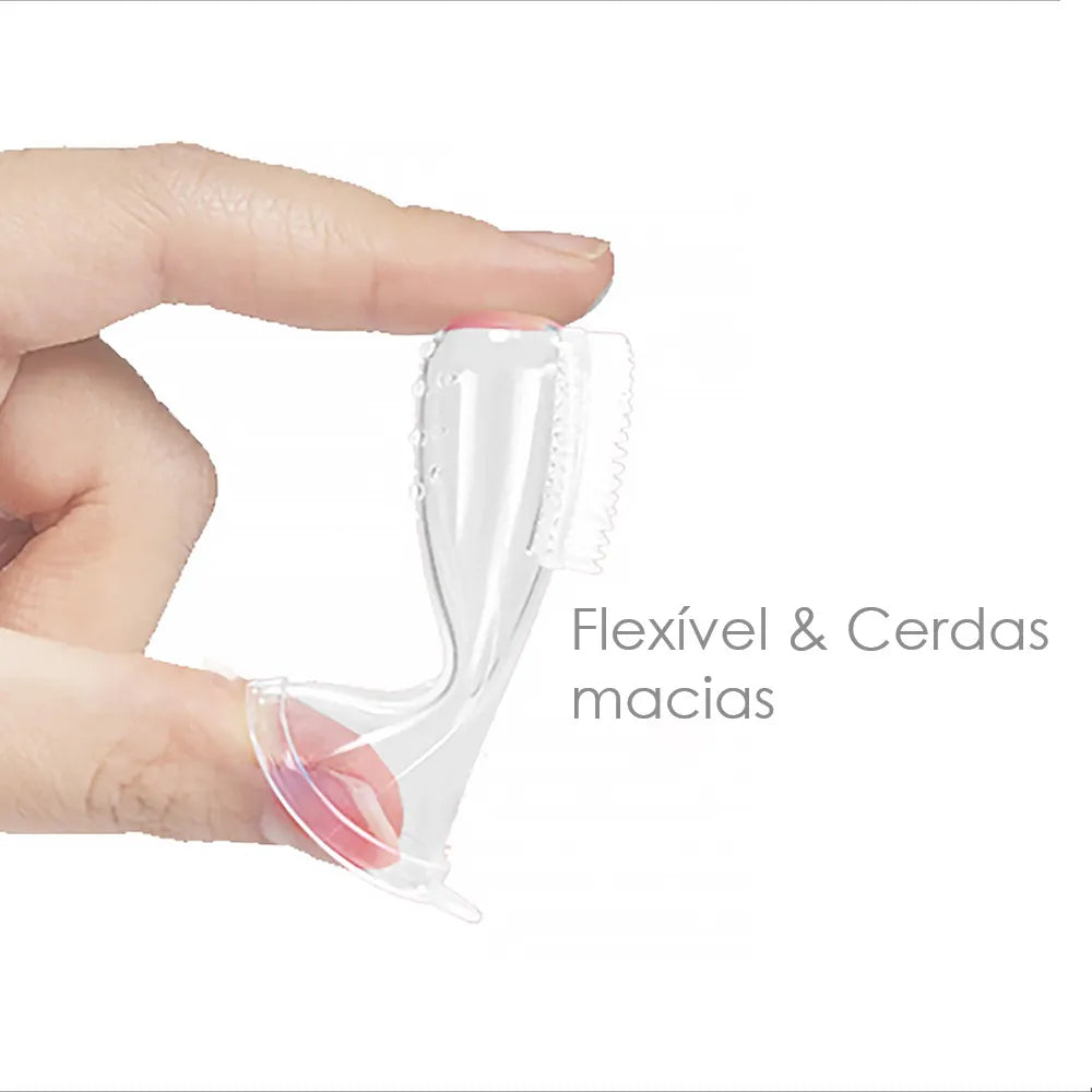 Kit Com 2 Dedeiras Em Silicone Com Caixa Armazenagem -Marcus E Marcus