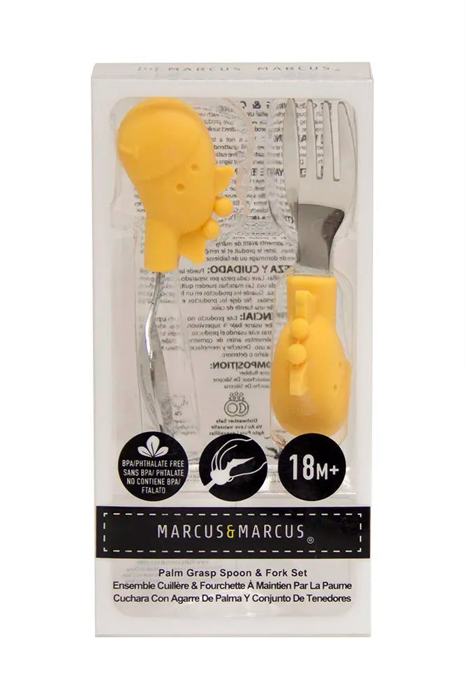 Primeiro Jogo de Colher e Garfo Girafa Lola - Marcus & Marcus