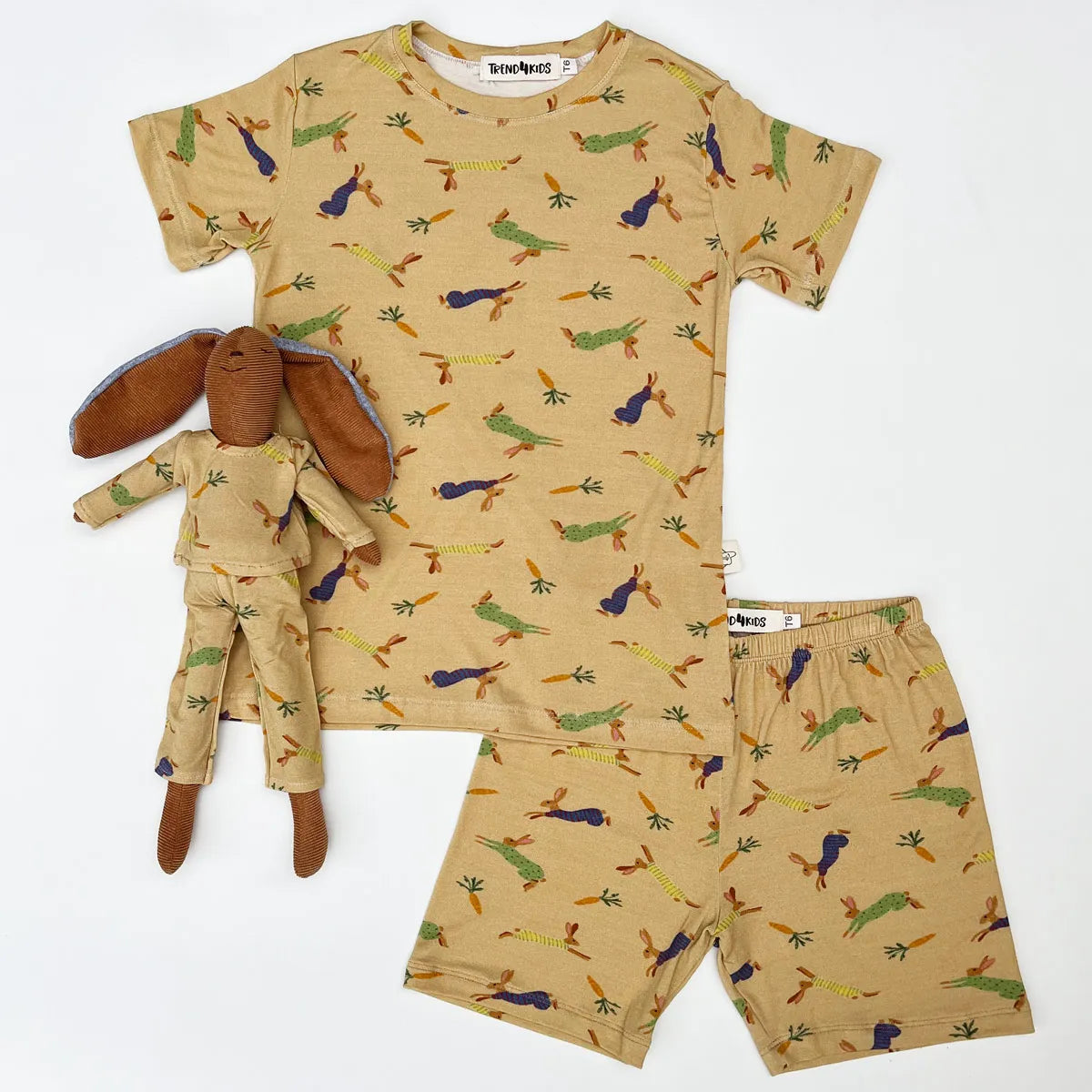 Pijama Conjunto Curto Coelhos - Trend4Kids