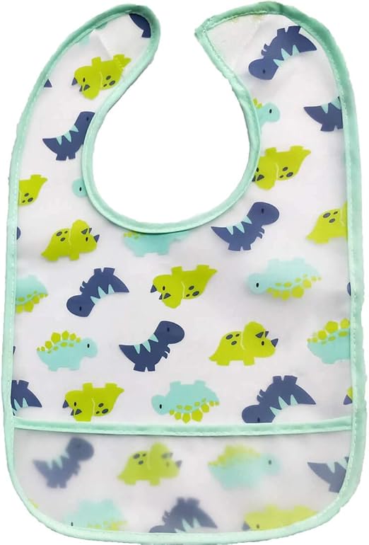 Kit 2 Babadores com Pega migalhas Dino - Buba