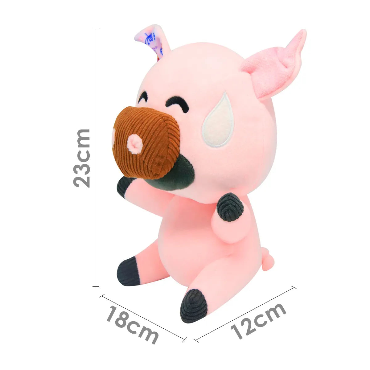 Pelúcia Personagens Porquinha Porkey - Marcus e Marcus