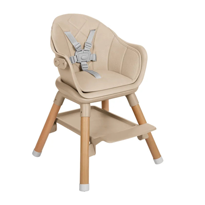 Cadeira Refeição 6 Em 1 Woody Beige - Kikka Boo