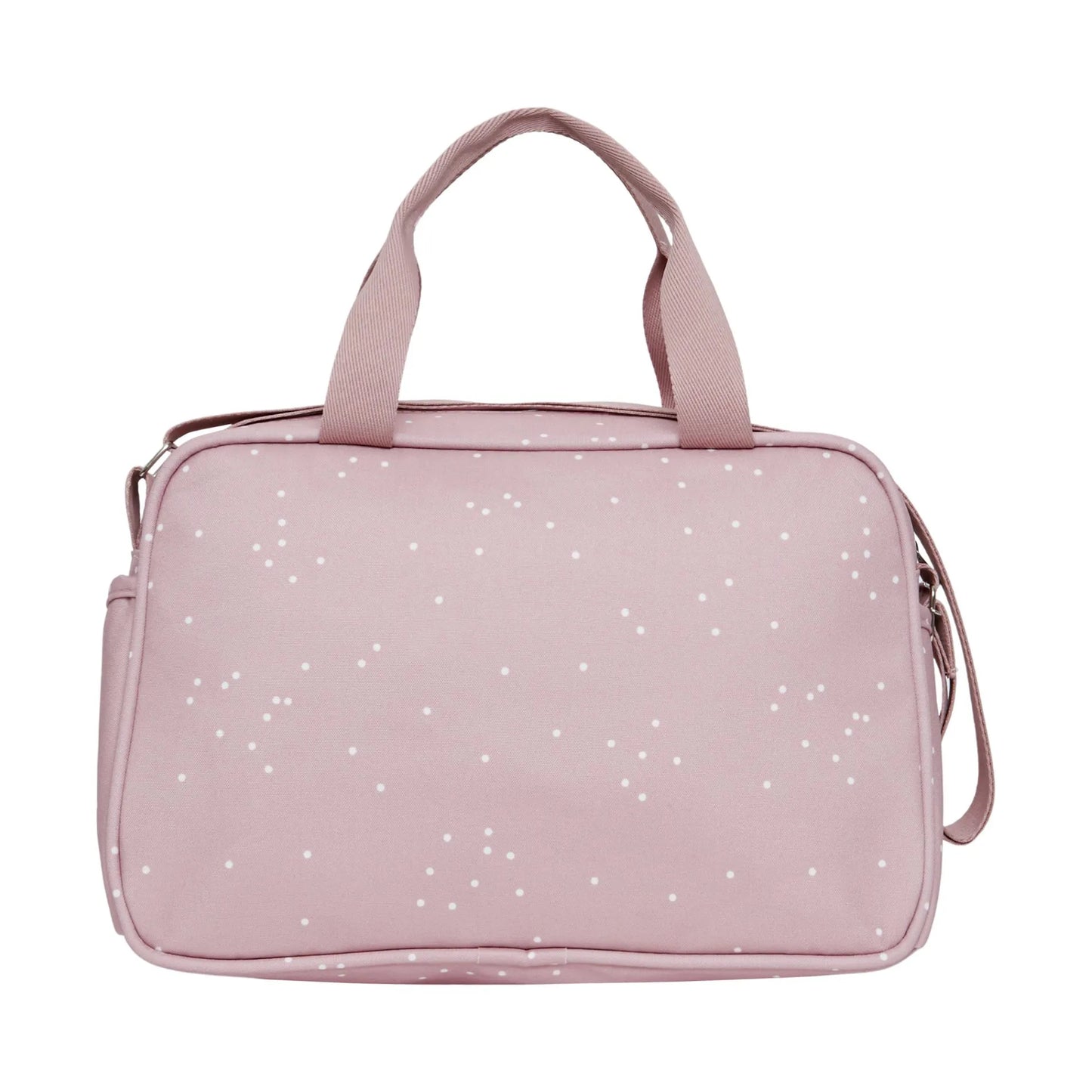 Bolsa Maternidade Média Bolinhas Rosa - Pirulitando