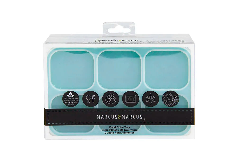 Forma para Congelar com 6 Cubos de 60ml Verde - Marcus e Marcus