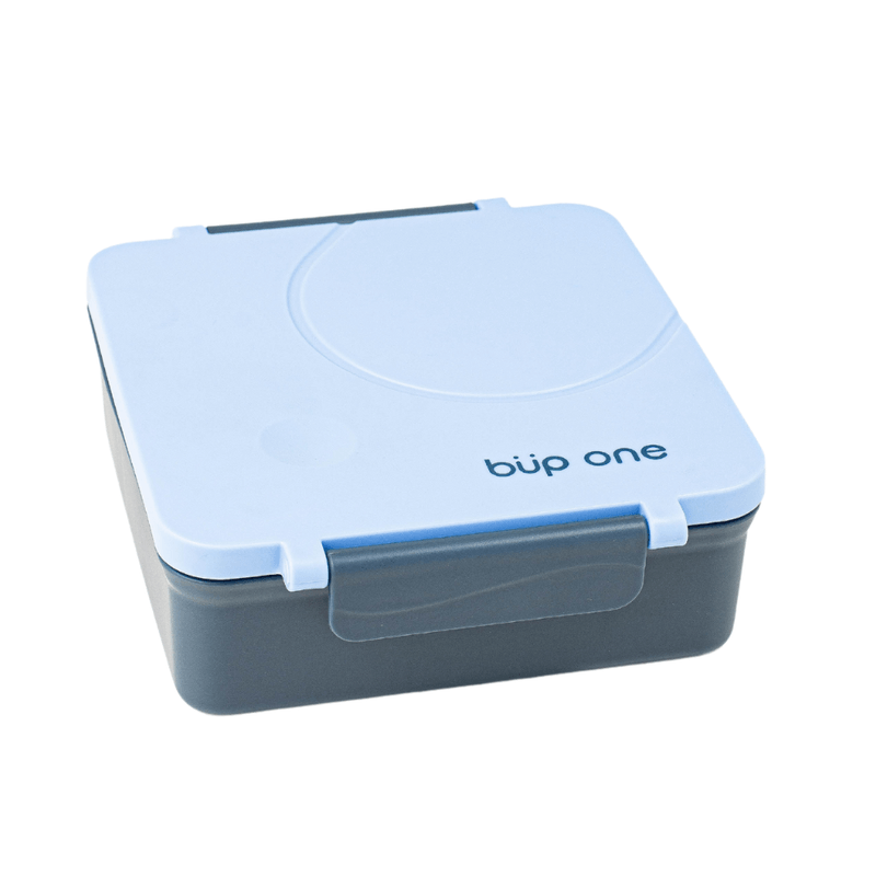 Bento Box 3 Divisórias c/ Pote Térmico Azul - Bup Baby