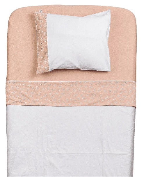 Kit Lençol de Berço Malha Borboletas - D'Bella For Baby