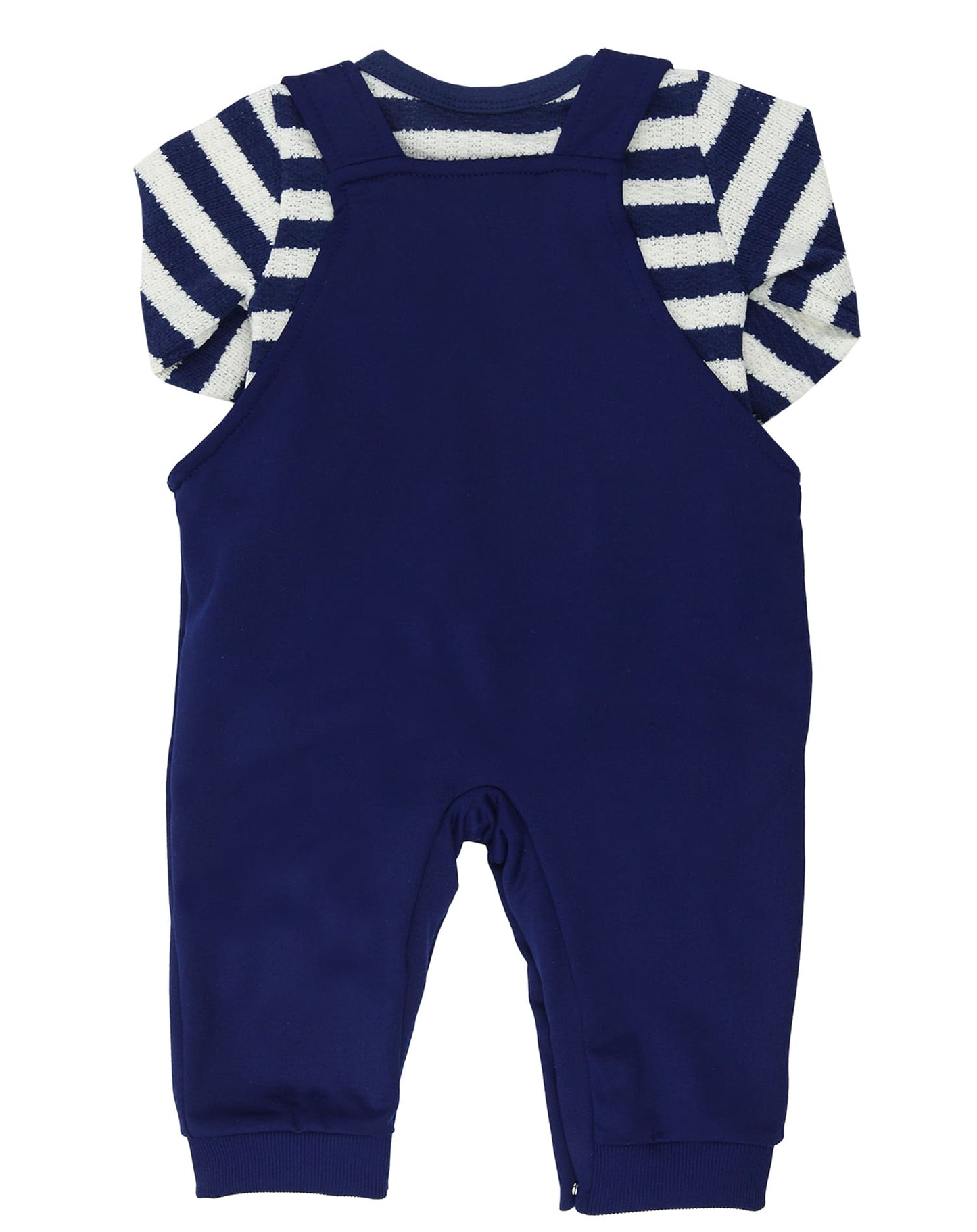 Jardineira com Body Promenade Marinho - Grow Up
