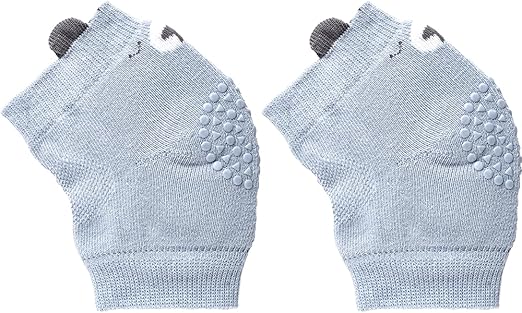 Joelheira Antiderrapante Urso Azul - Buba