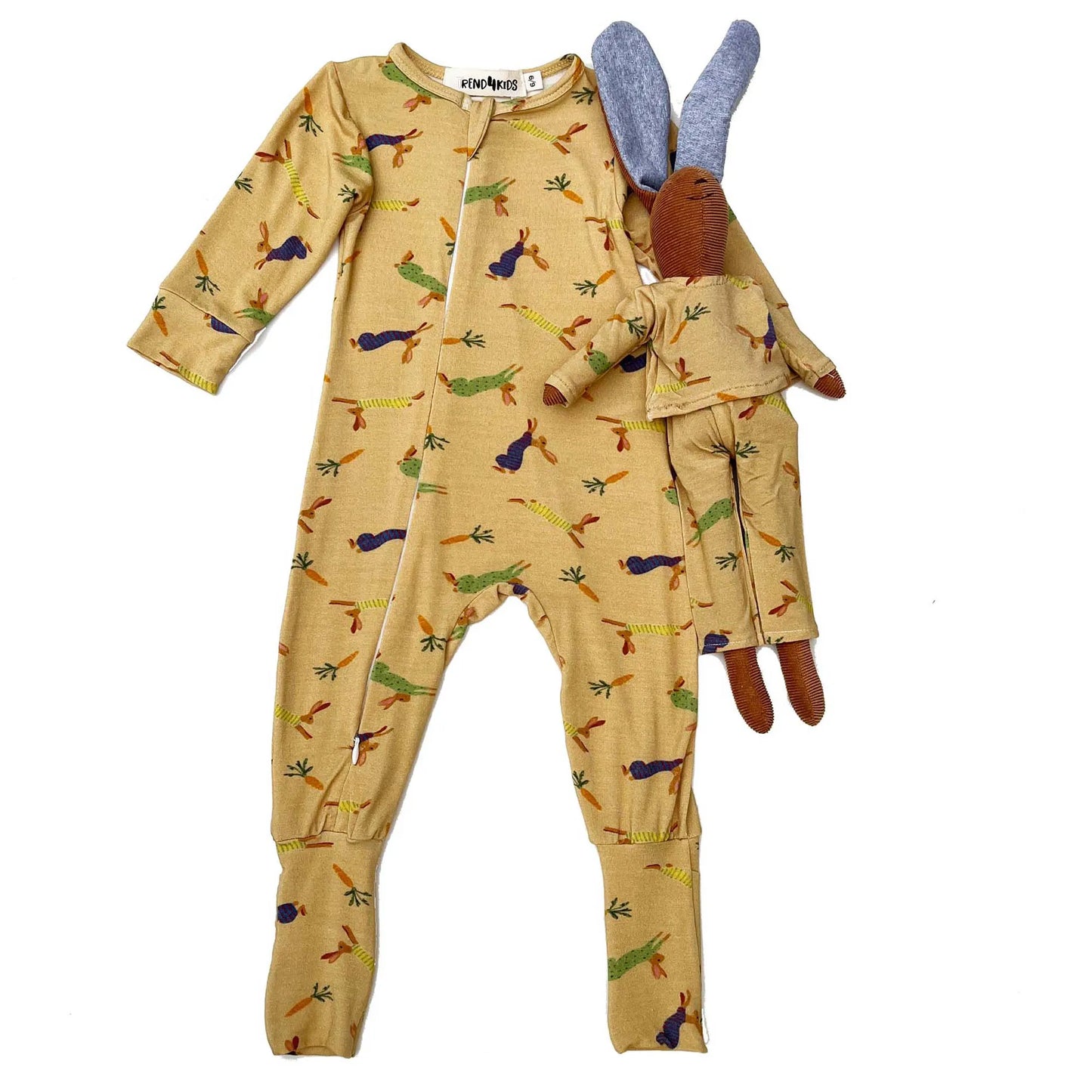 Macacão Bebê Zíper Coelhos - Trend4Kids