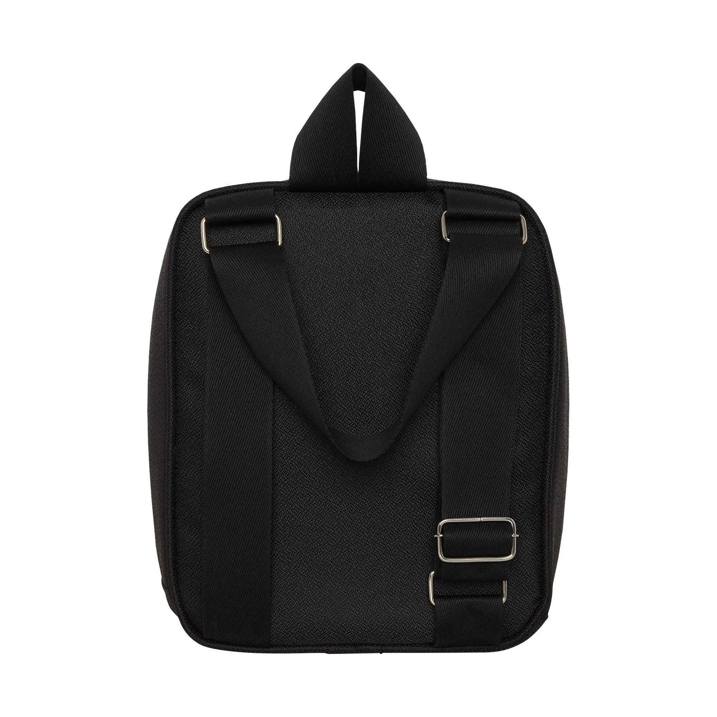 Mochila Multifuncional Média com Bolso Térmico Abraço Cinza e Preto - Pirulitando