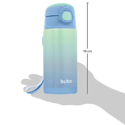 Copo Térmico Parede Dupla Degrade Azul - Buba