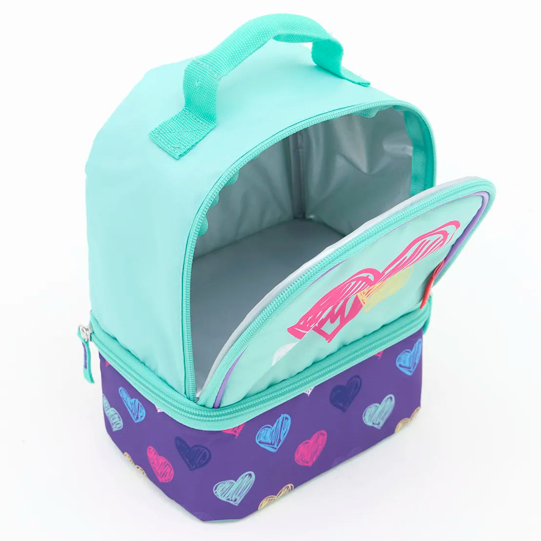 Bolsa Térmica Infantil Corações Coloridos - Thermos