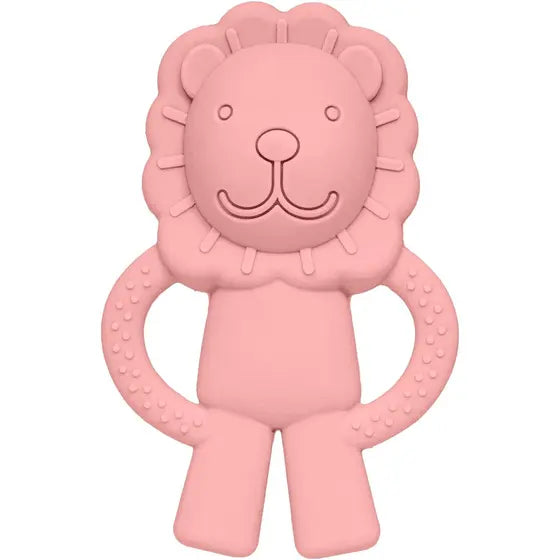 Mordedor em Silicone Leãozinho Rosa - Buba