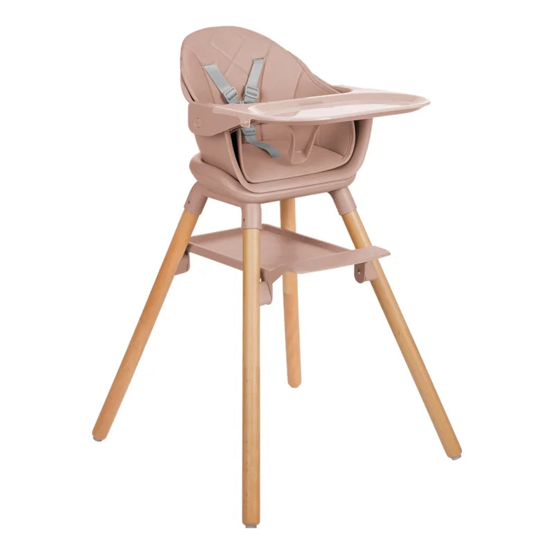 Cadeira Refeição 6 Em 1 Woody Pink - Kikka Boo