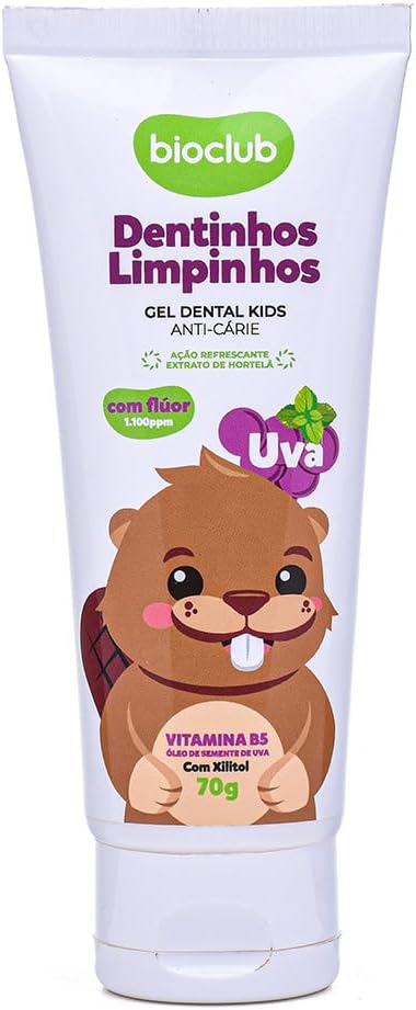 Gel Dental Uva C/ Fluor 70gr - Bioclub