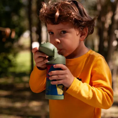 Garrafa Térmica 355ml Dinossauro (verde) - Thermos