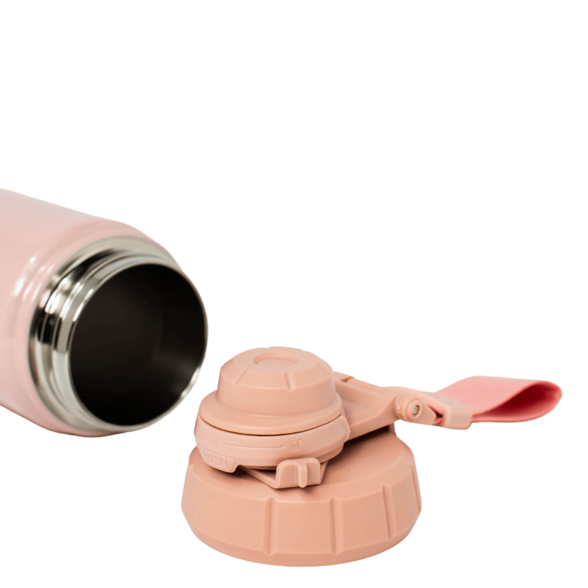 Garrafa Térmica 350ml Easy Open Pink Gloss - Bup Baby
