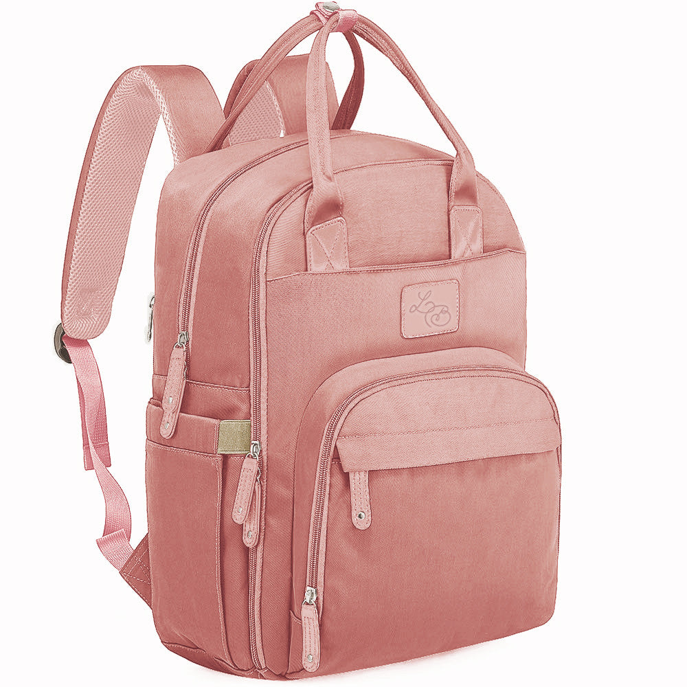 Mochila de Maternidade Alice Rosa - Laço Bebê