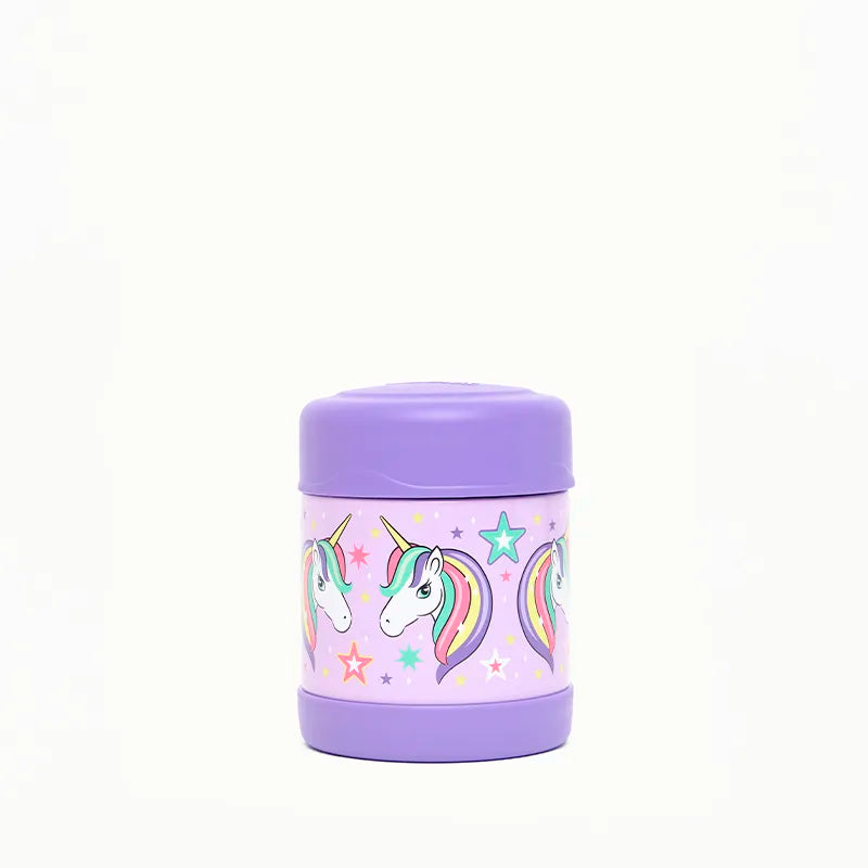 Pote Térmico Infantil 290ml Unicórnios (roxo) - Thermos