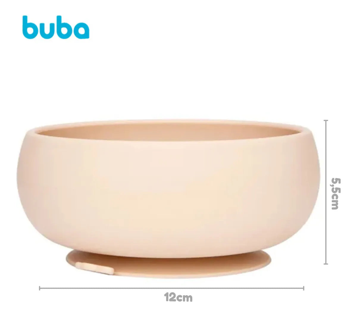 Bowl Em Silicone Com Ventosa Cloudy Girafa - Buba