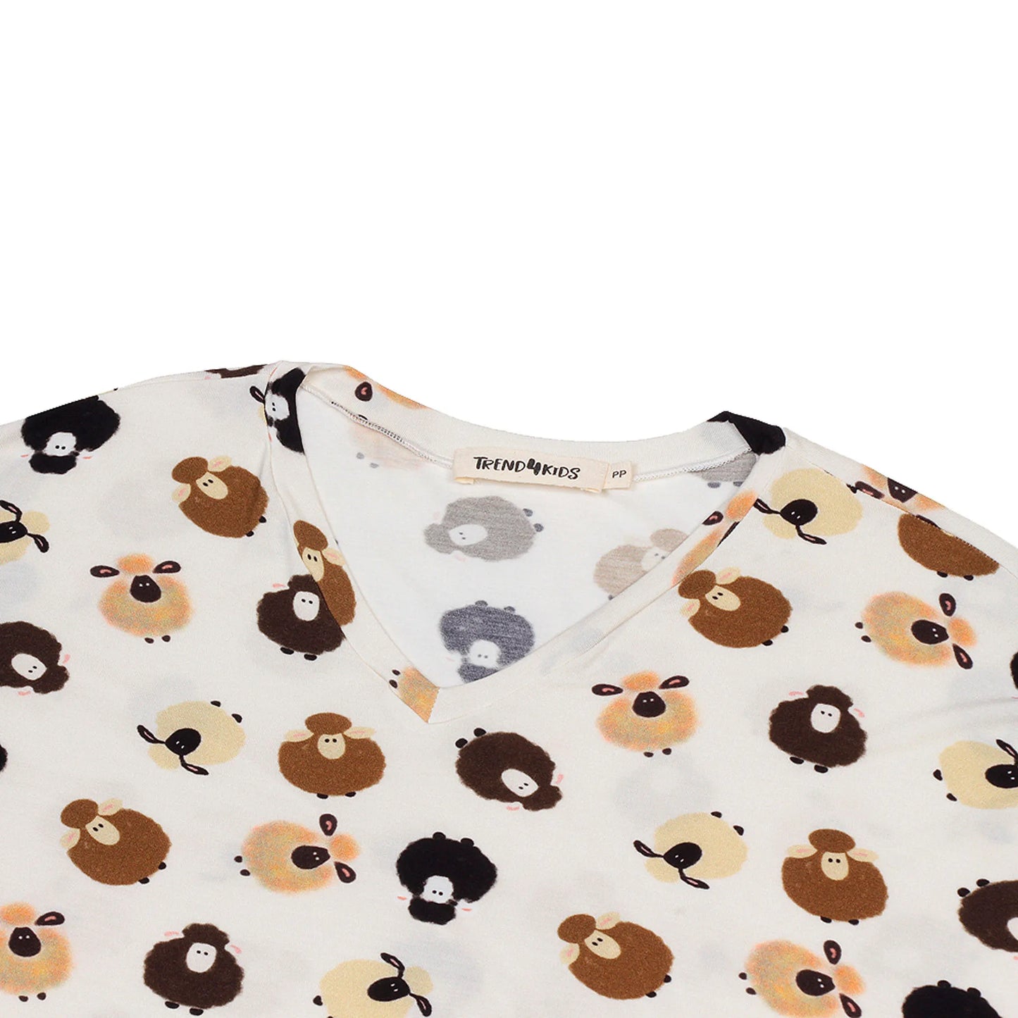 Pijama Curto Mãe Carneirinhos - Trend4kids