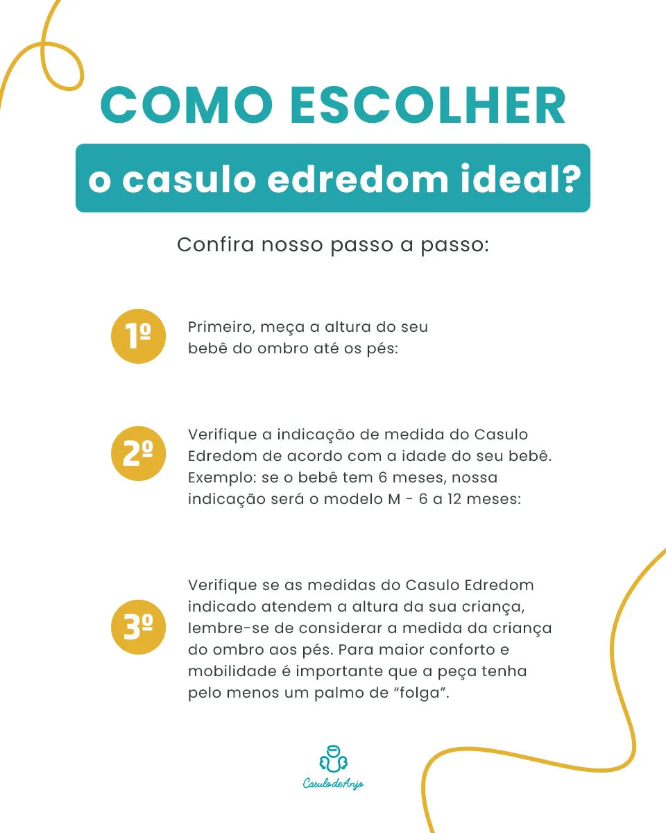 Saco de dormir Edredom Listrado - Casulo de Anjo