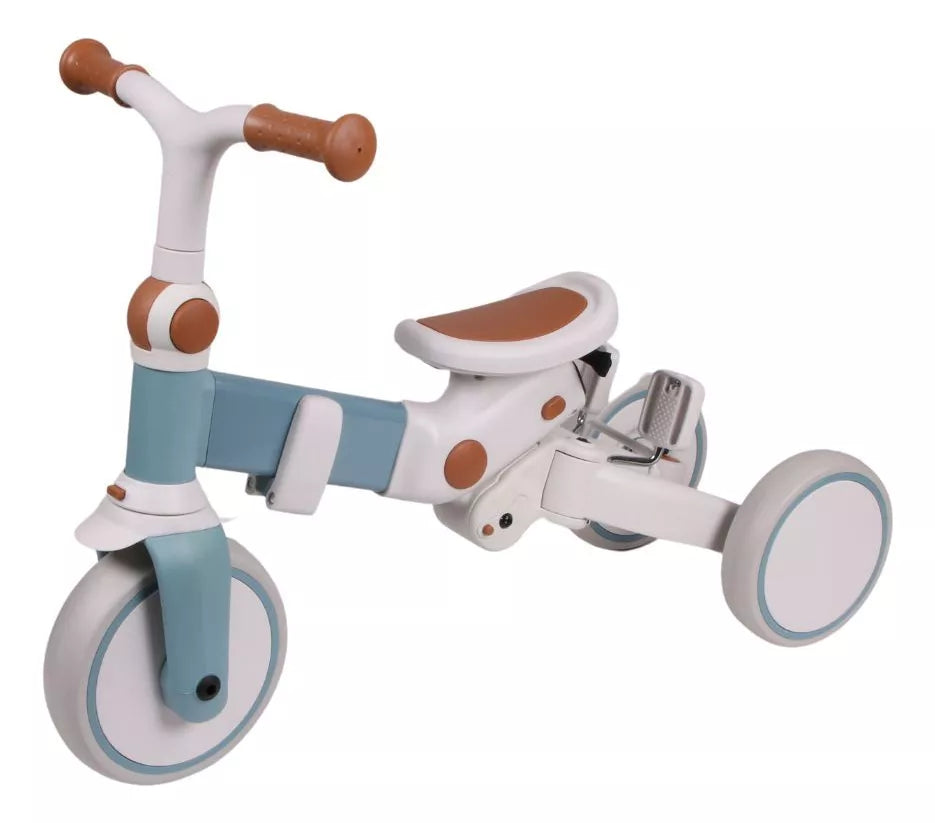 Tricíclo Multifuncional E-lite Trike - Off White/Azul - Premium Baby
