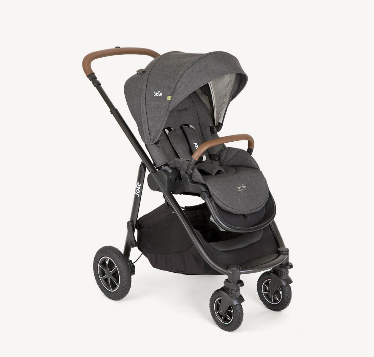 Trio Versatrax Cycle Shell Gray: Carrinho, Bbc E Moisés - Joie