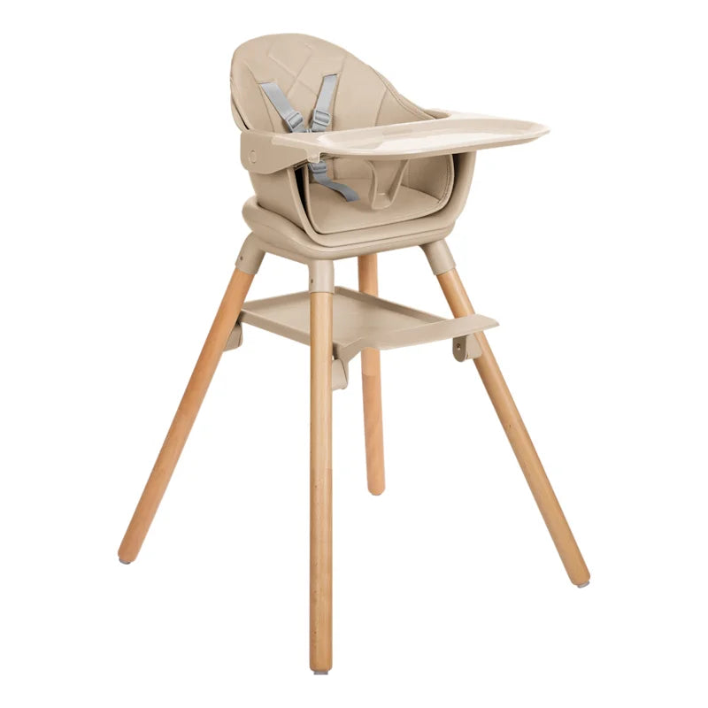 Cadeira Refeição 6 Em 1 Woody Beige - Kikka Boo