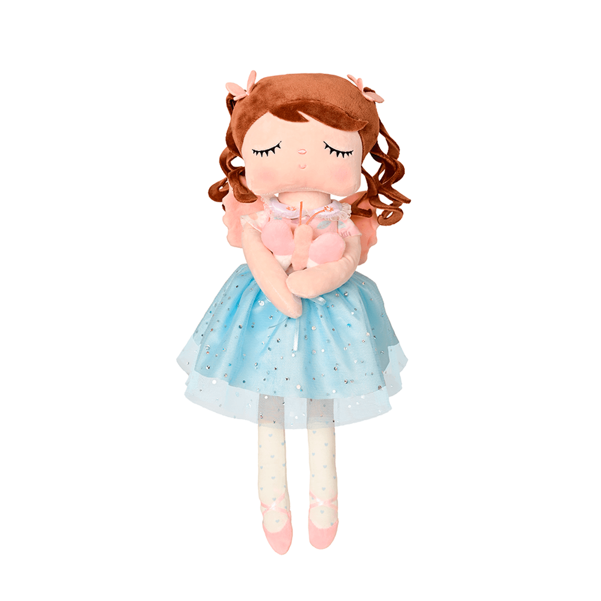 Boneca com Caixa Ângela Fada Happiness Maya 33 Cm - Metoo