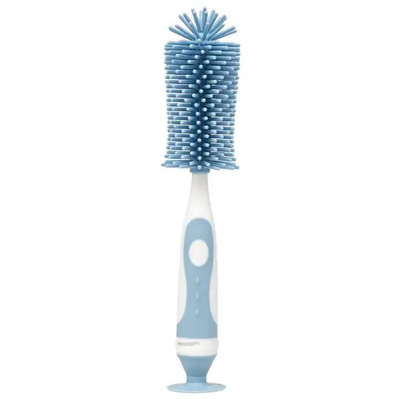 Escova para Mamadeira em Silicone Azul - Buba