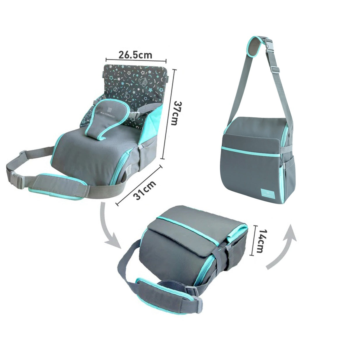 Bolsa-assento To Go Até 15kg - Marcus & Marcus