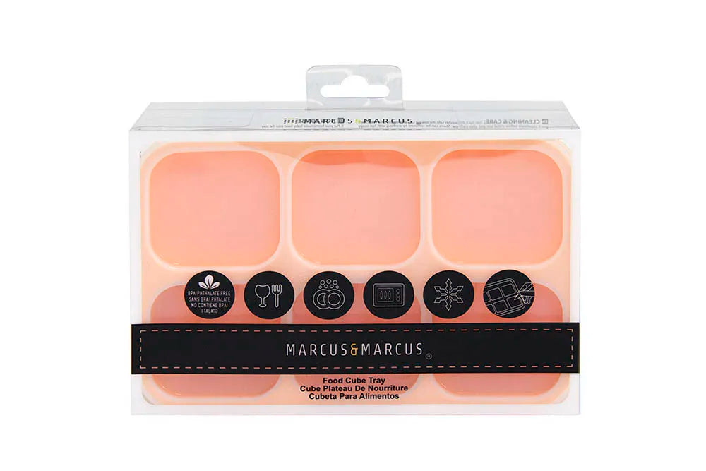 Forma para Congelar com 6 Cubos de 60ml Amarelo - Marcus e Marcus