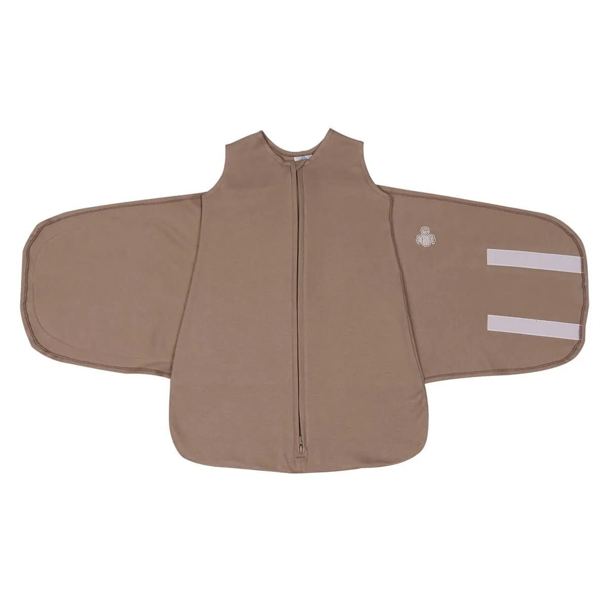 SACO DE DORMIR SWADDLE EM ALGODÃO EGÍPCIO NUDE - CASULO DE ANJO