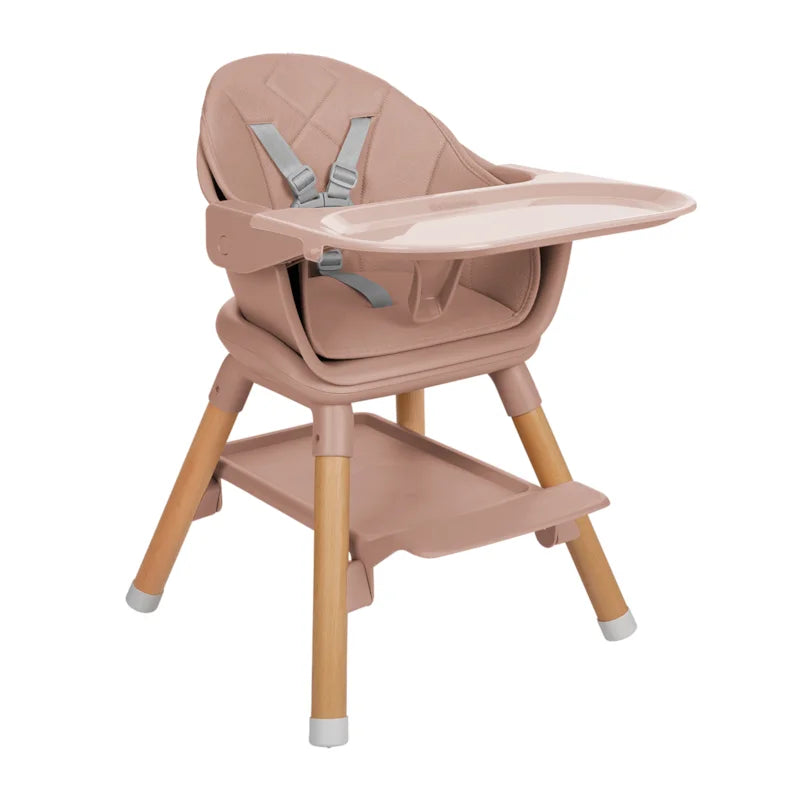 Cadeira Refeição 6 Em 1 Woody Pink - Kikka Boo