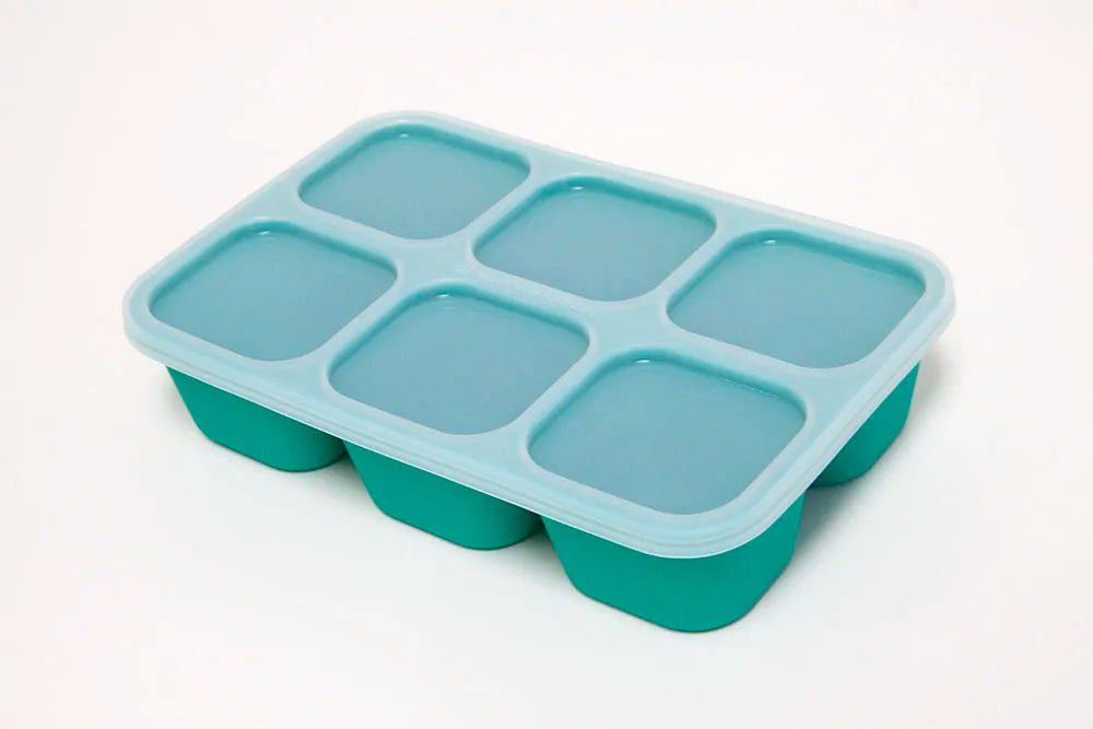 Forma para Congelar com 6 Cubos de 60ml Verde - Marcus e Marcus