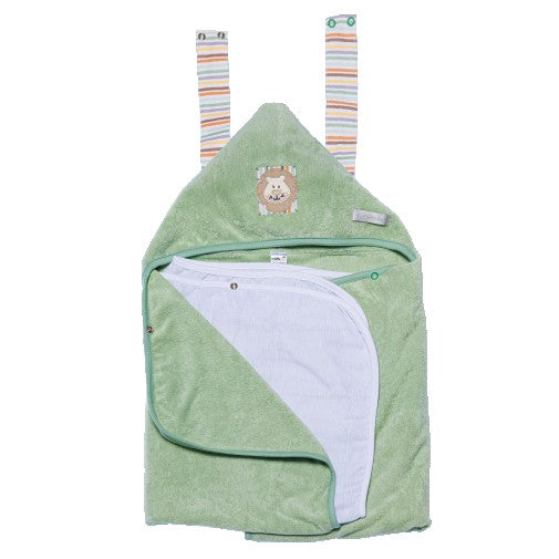 Toalha de banho dupla com alça e capuz - D'Bella for Baby