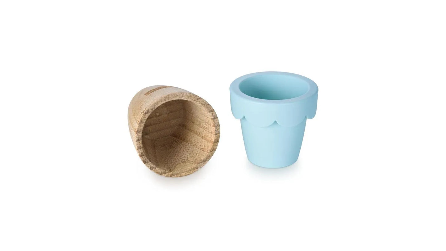 Copo de Treinamento em Bambo Rosa e Azul - Fisher Price