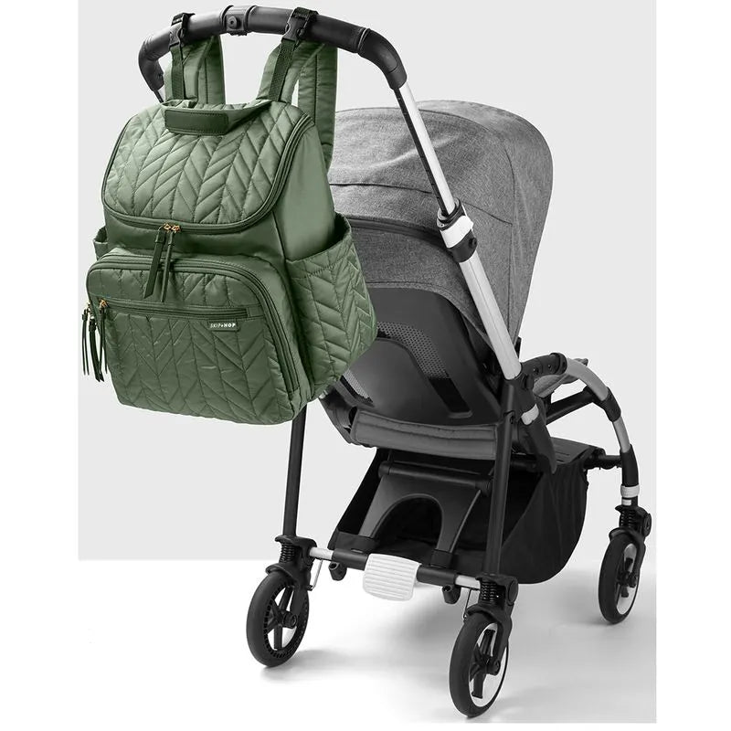 Mochila Maternidade Forma Verde Salvia - Skip Hop