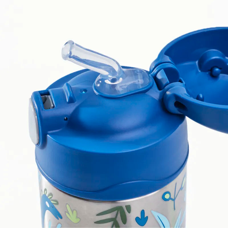 Garrafa Térmica 355ml Reino dos Dinossauros (azul) - Thermos