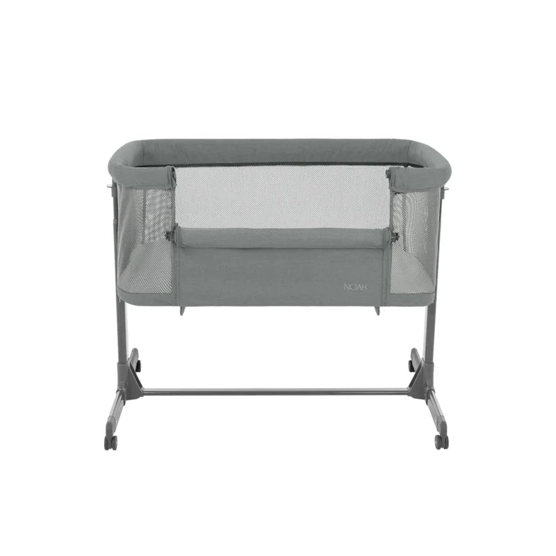Berço Co-sleep Noah Dark Grey - Kika Boo