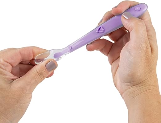Kit 2 Colheres em Silicone Azul e Verde - Buba