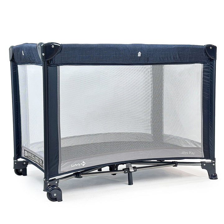 Berço Mini Play 1t Net Blue - Safety