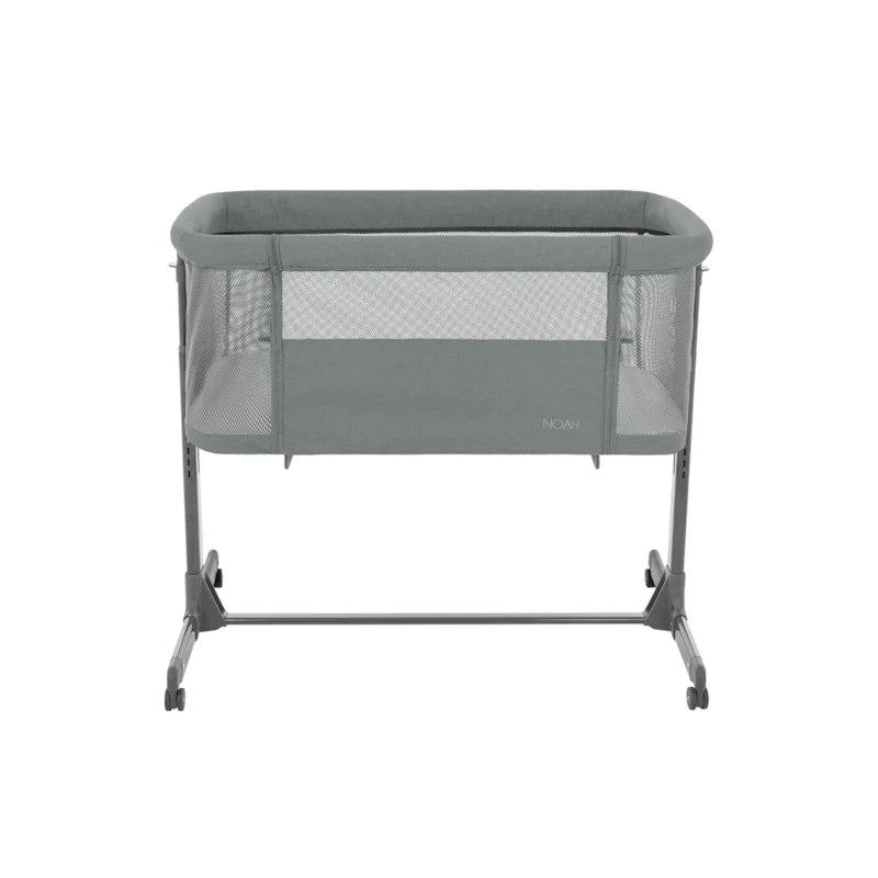 Berço Co-sleep Noah Dark Grey - Kika Boo